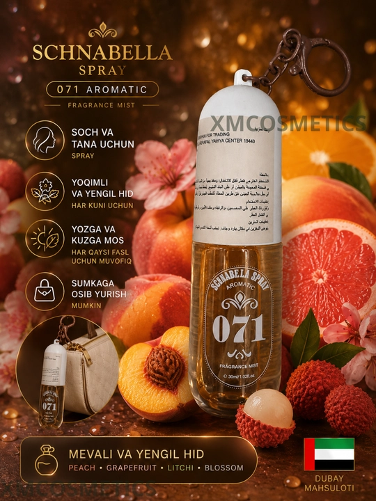 Schnabella Spray 048 Aromatic, спрей для волос и тела, 30 мл, аромат клубники и вишни - 