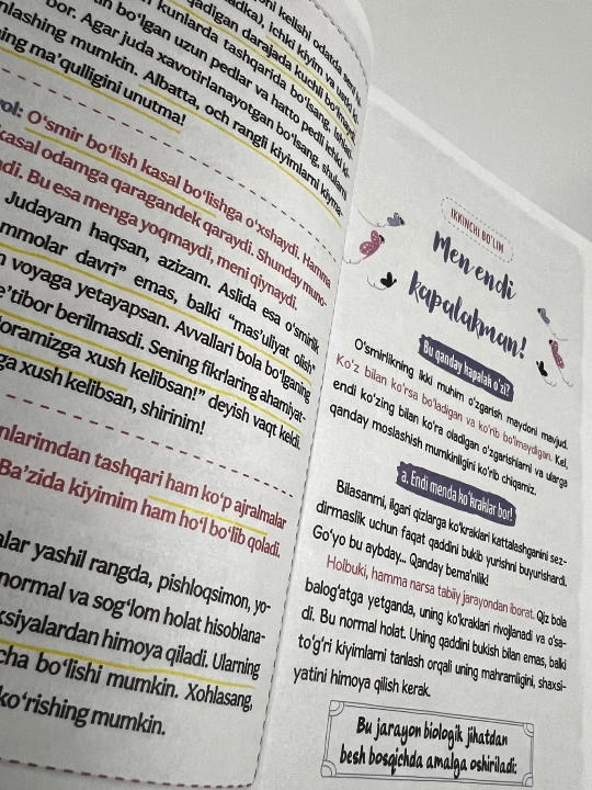 O'smir yigit va qizning ulg'ayish yo'li - (Qizlar va o'g'il bolalar uchun muhim qo‘llanma)