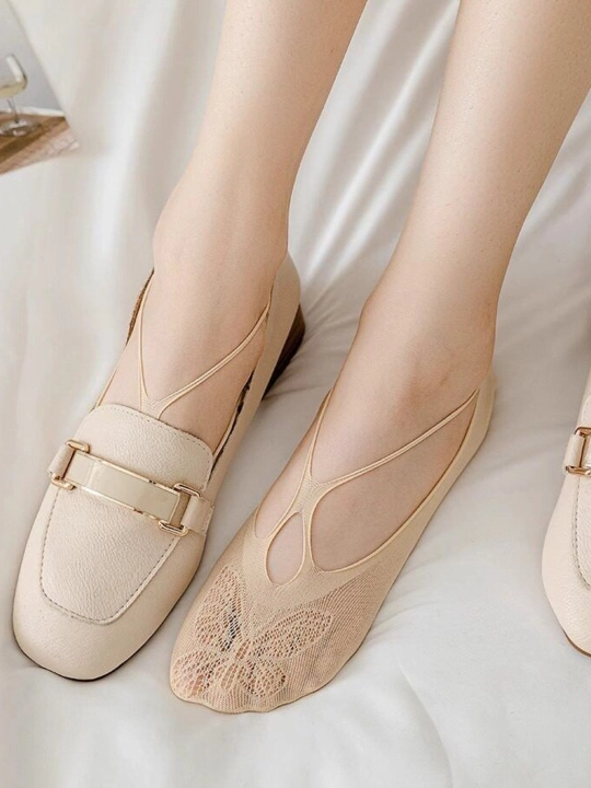 Ayollar uchun ko'rinmas paypoq (Lace No-Show Socks)