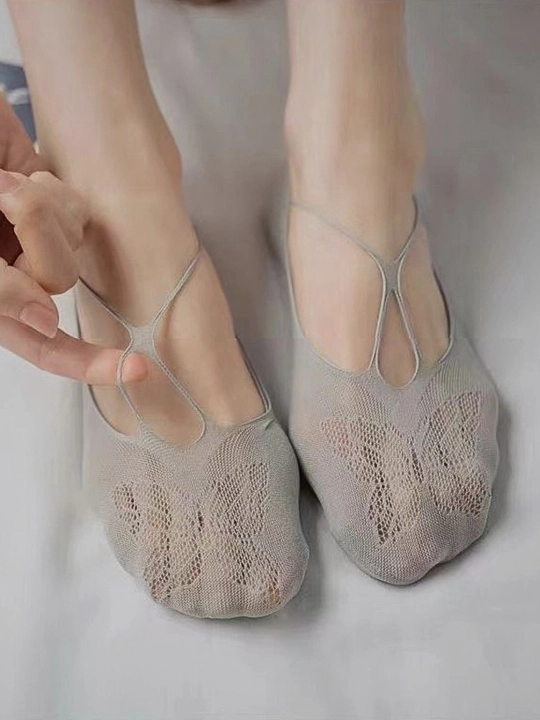 Ayollar uchun ko'rinmas paypoq (Lace No-Show Socks)