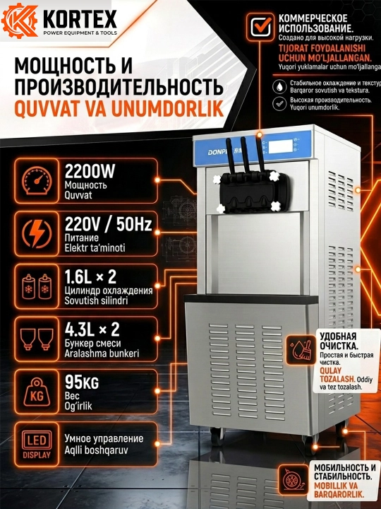 Аппарат для мороженного DP-01 - 