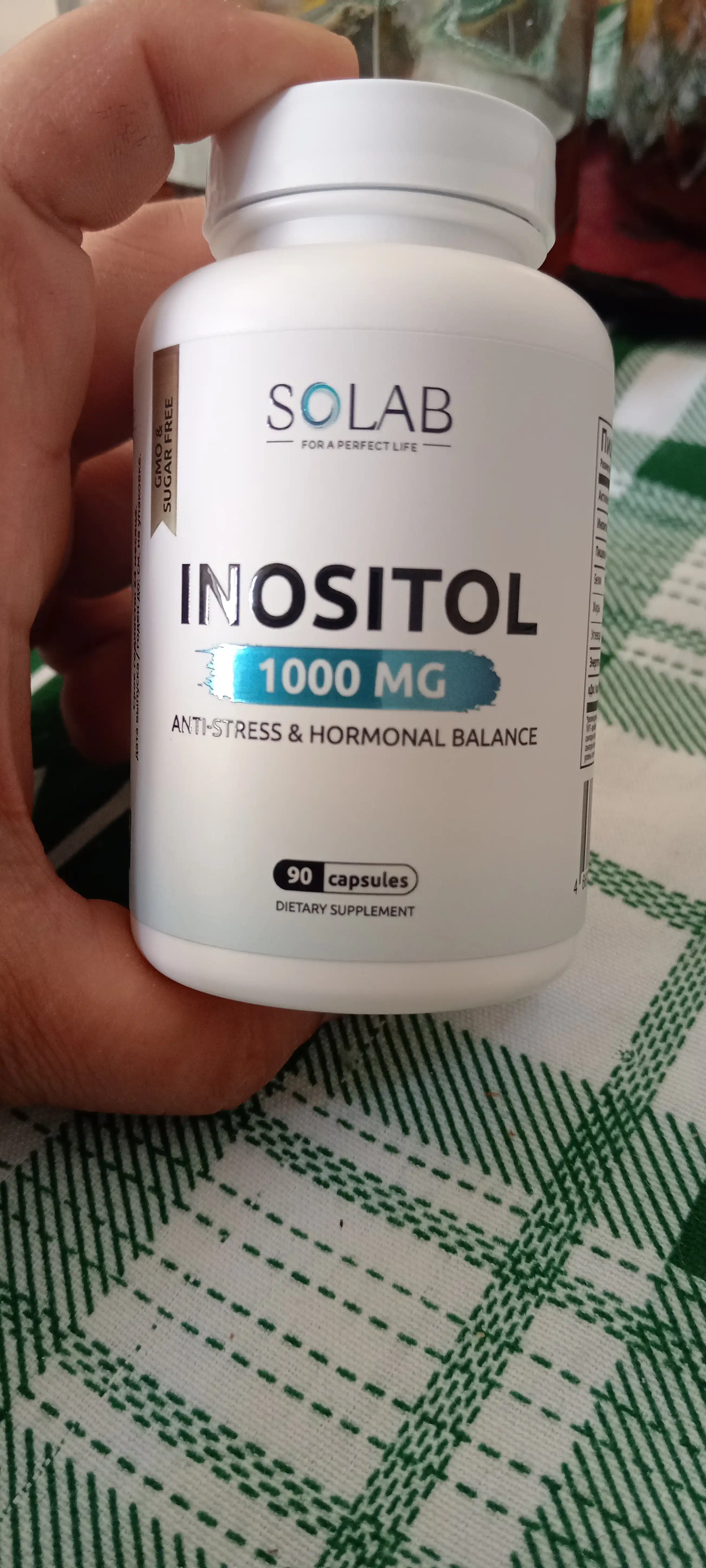 Inozitol, SOLAB, 90 kapsula