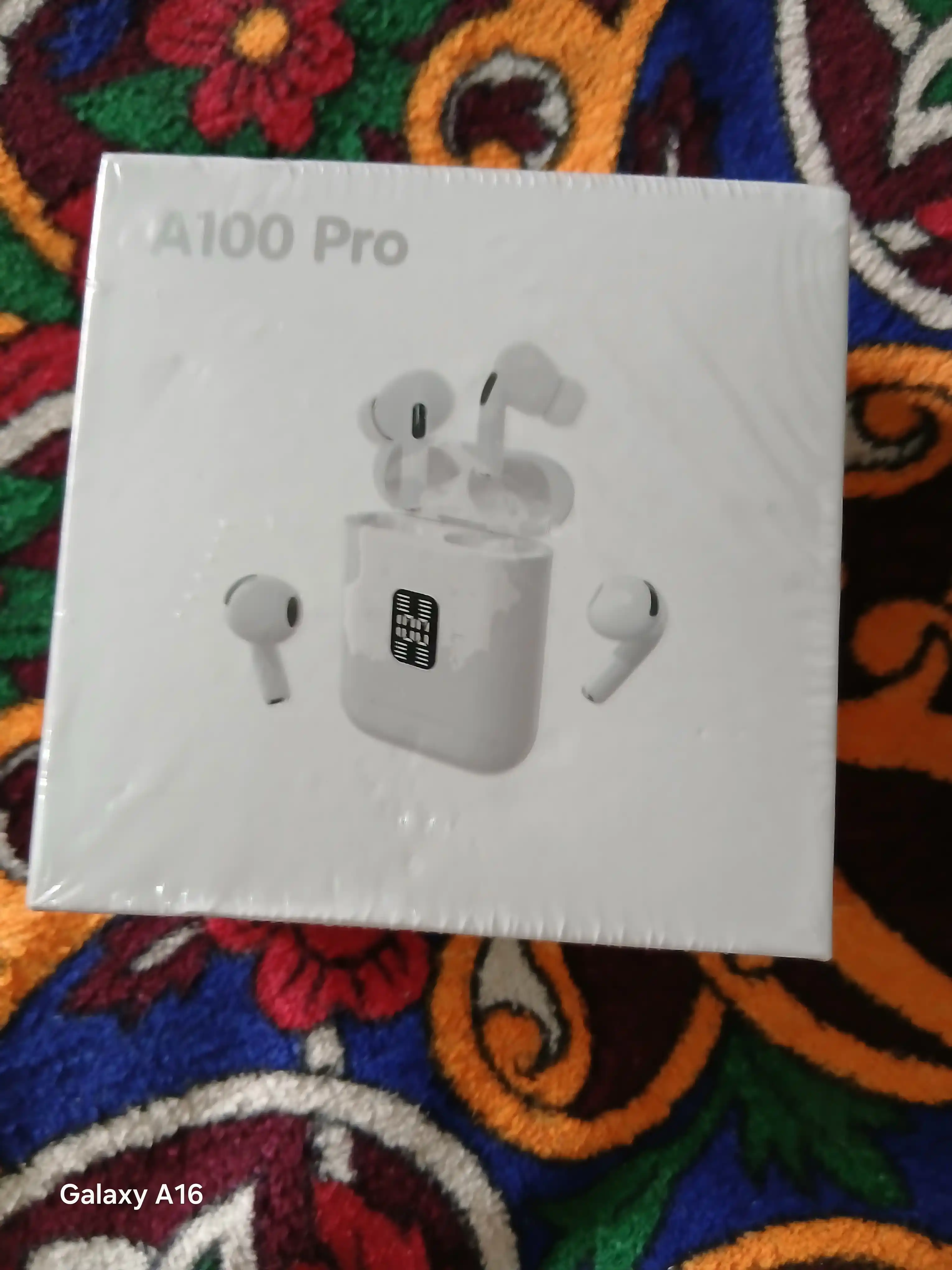 Simsiz quloqchinlar TWS A100 Pro 2 in 1 vakuum qistirmalar va g‘ilof