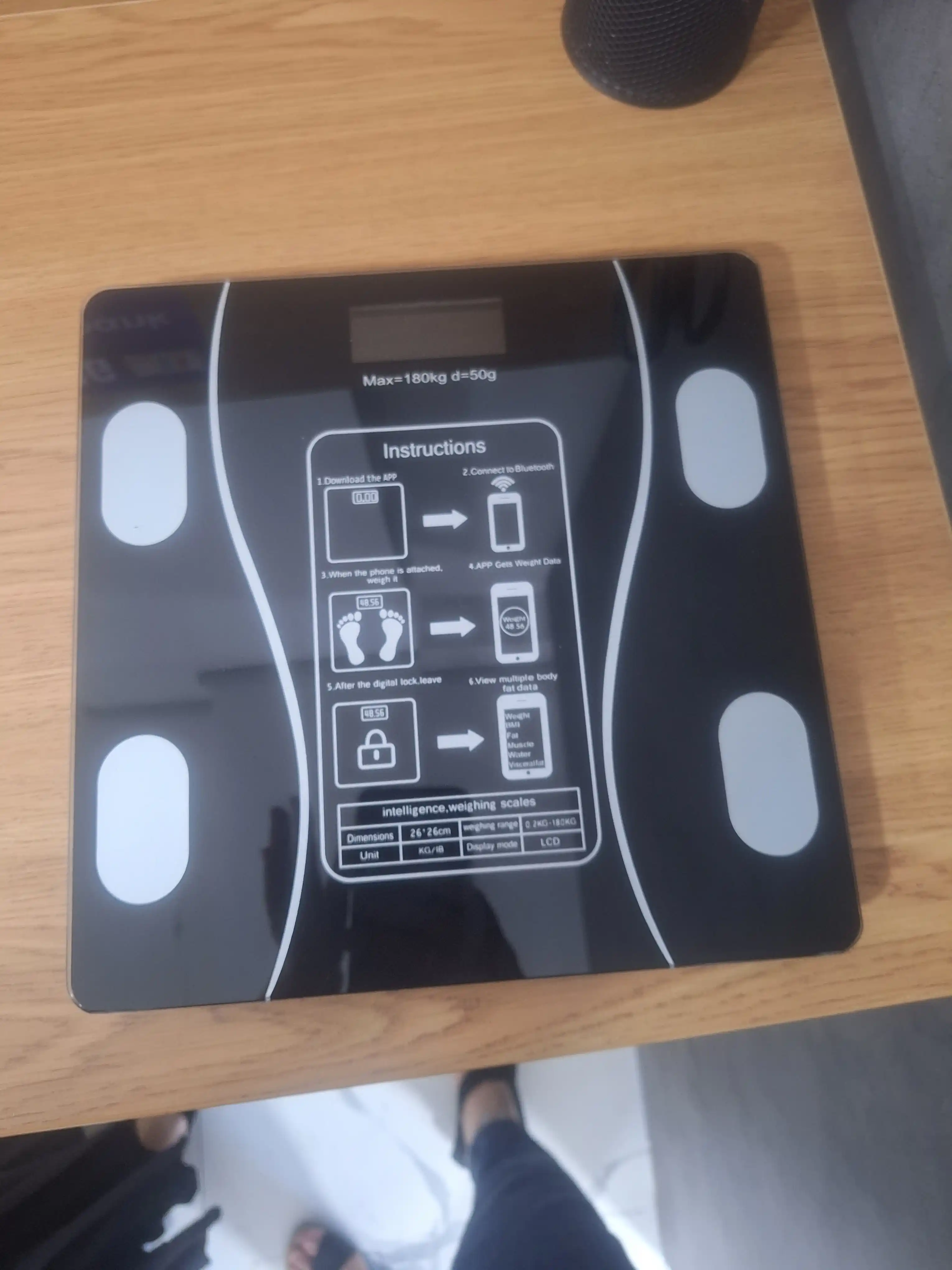 Tarozi elektron aqqli, pol tarozi fitnes uchun
