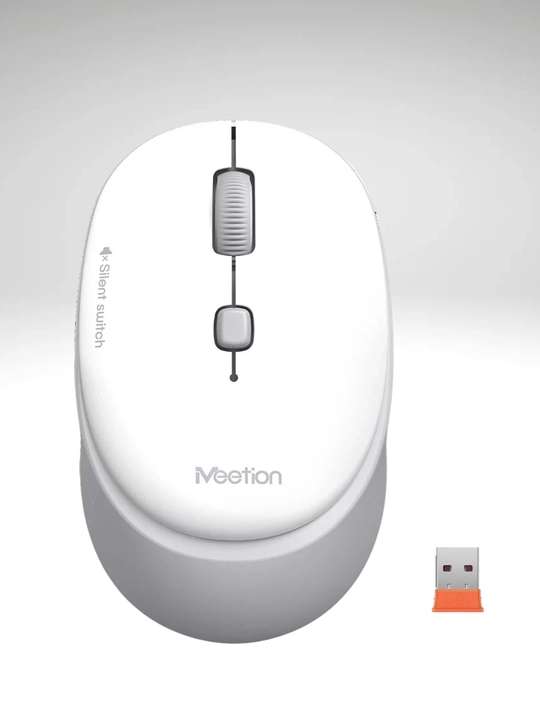Беспроводная мышь Meetion R571, бесшумная эргономичная офисная мышка 2.4 ГГц - 