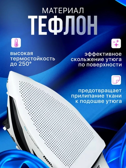 Насадка для утюга, насадка с тефлоновым покрытием, насадка против блеска ткани