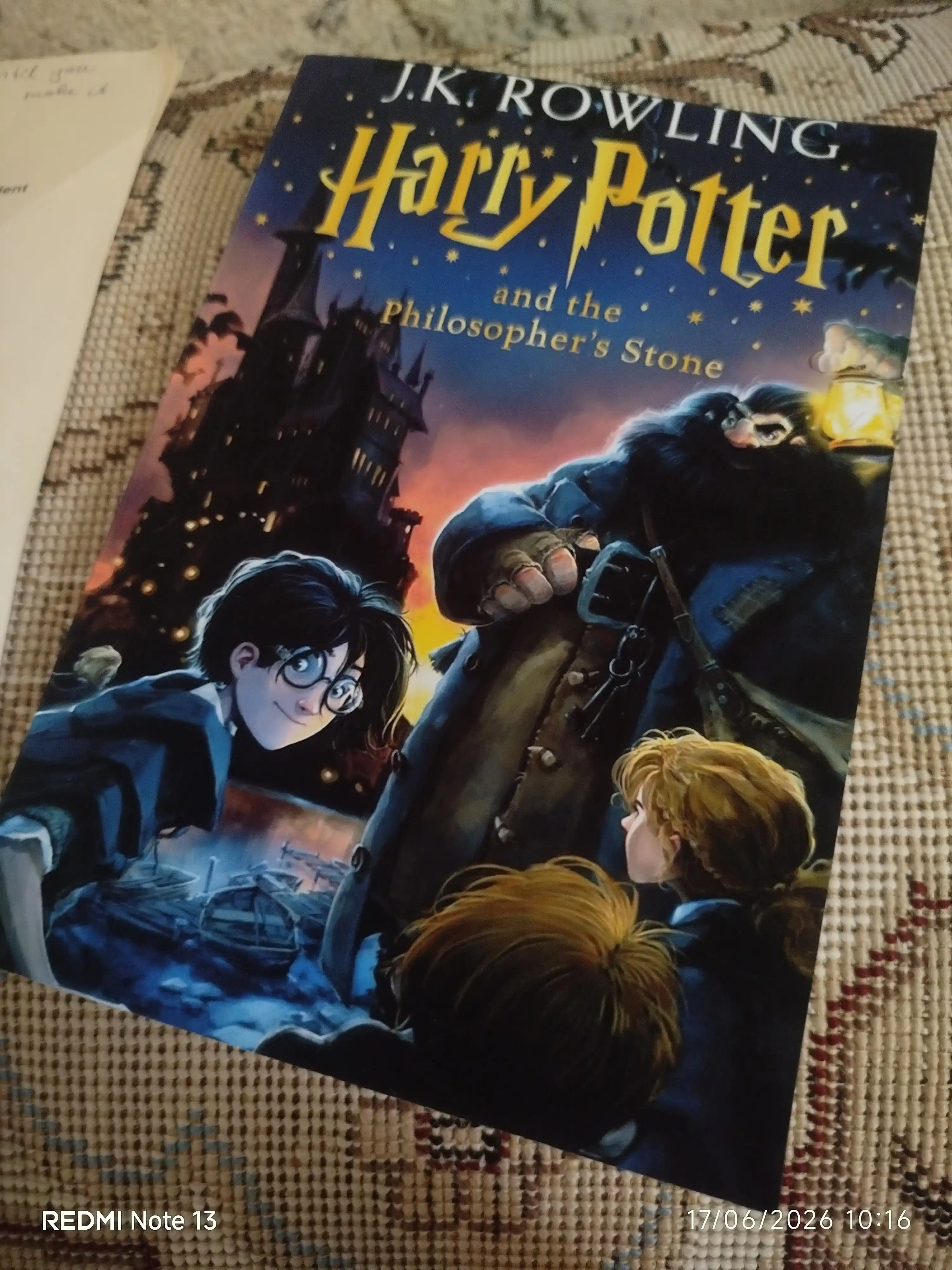 Harry Potter and the Philosopher's Stone, J. K. Rowling
