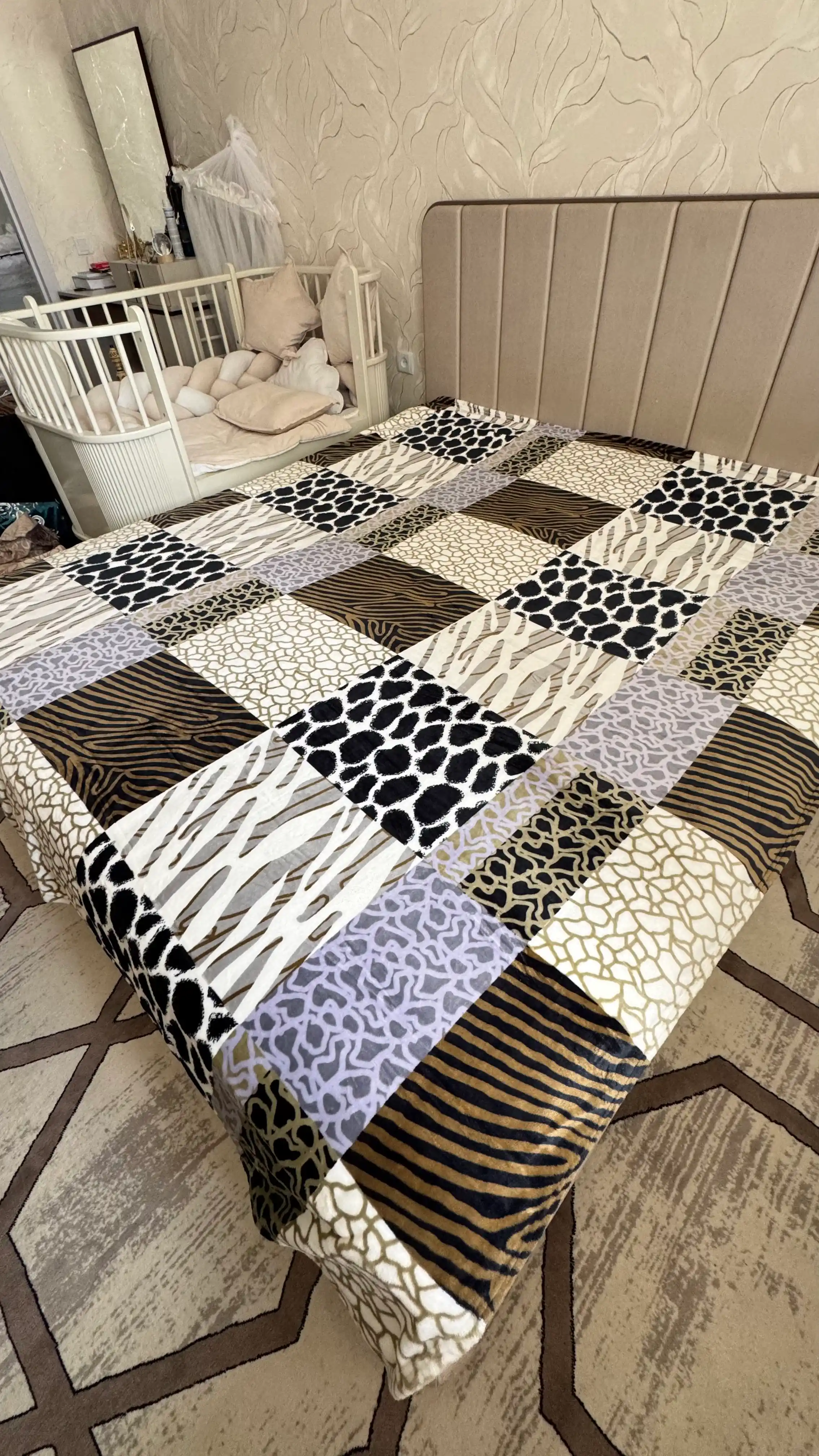 Momiq pled, adyol Nestella Home, yopinchiq, 200x230 sm