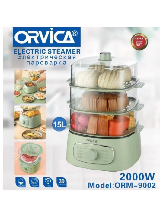 ORVICA ORM-9002, многофункциональная электрическая пароварка