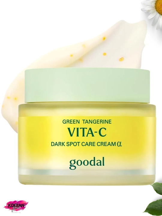 Yuz uchun yorqinlashtiruvchi Goodal Green Tangerine Vita-C Dark Spot Care Cream kremi, 50 ml - 