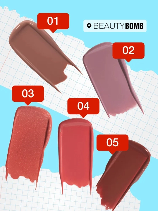 BEAUTY BOMB Holy Duck yaltiroq lab balzami, 02 tusli