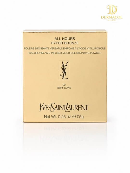 Бронзер YSL All Hours Hyper Bronze Buff Dune 02 для макияжа лица 7.5 г
