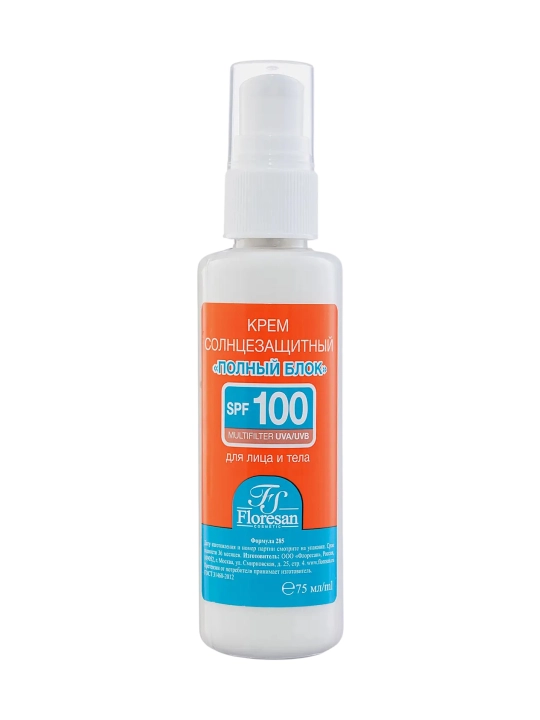 Floresan Beauty Sun Крем солнцезащитный SPF100, 75 мл
