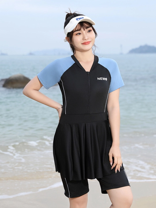 Ayollar cho'milish kiyimi Razmer 40kg-80kg gacha, burkini, 2 qismli