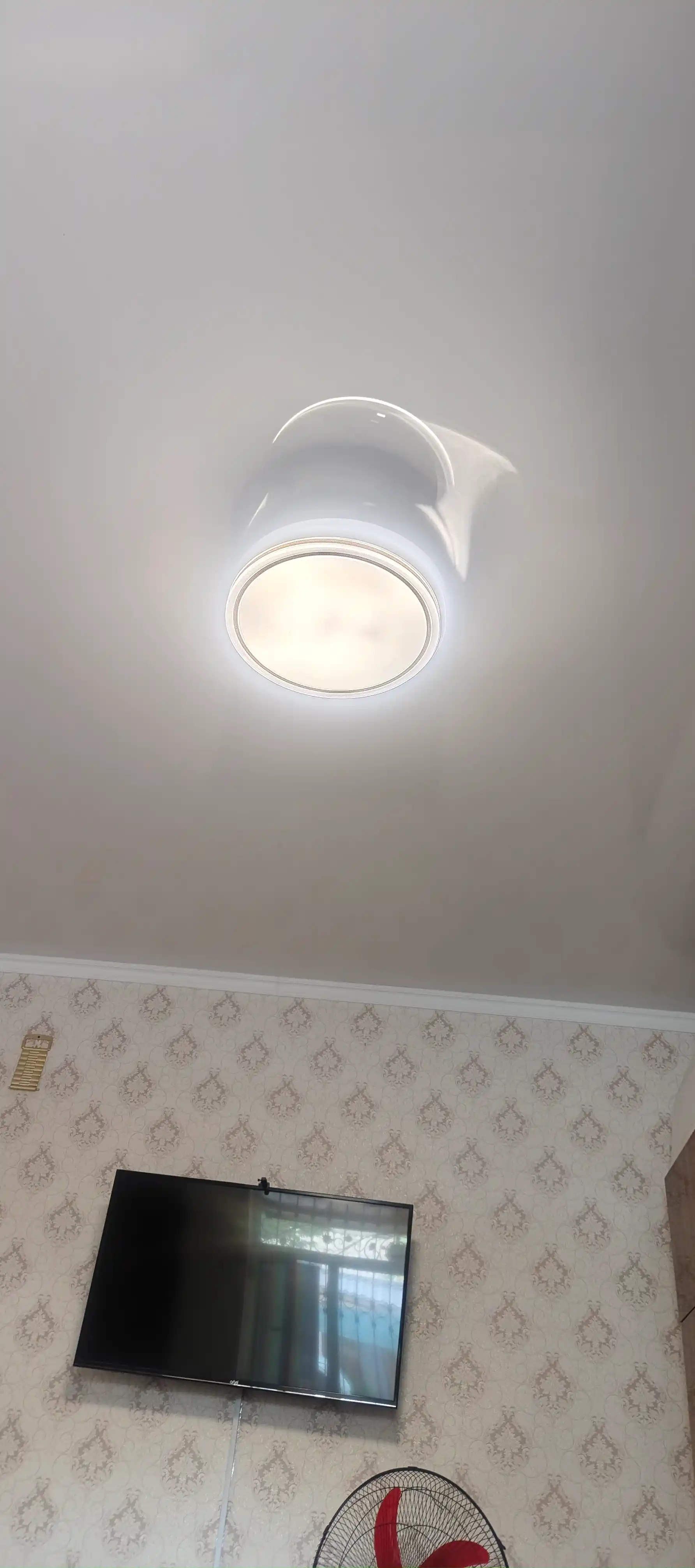 LED люстра-вентилятор с пультом управления (50W, 6 скоростей)