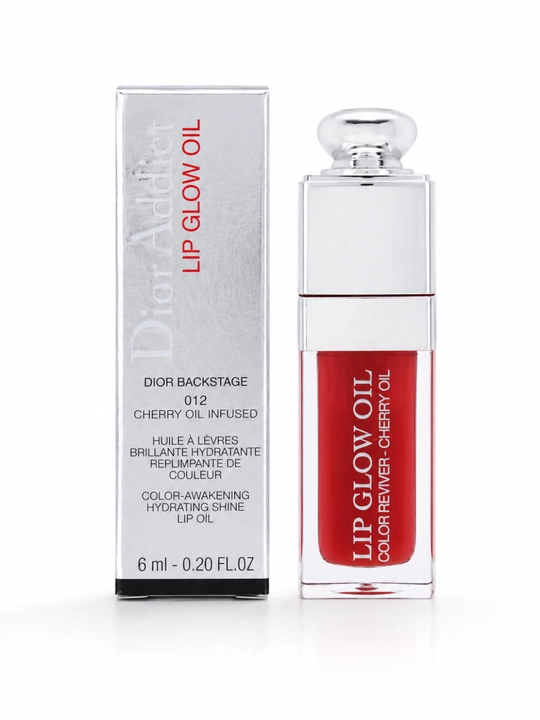 Dior Addict Lip Glow Oil namlantiruvchi yaltiroq moyi, 012-tus, yumshoq va porloq lablar uchun