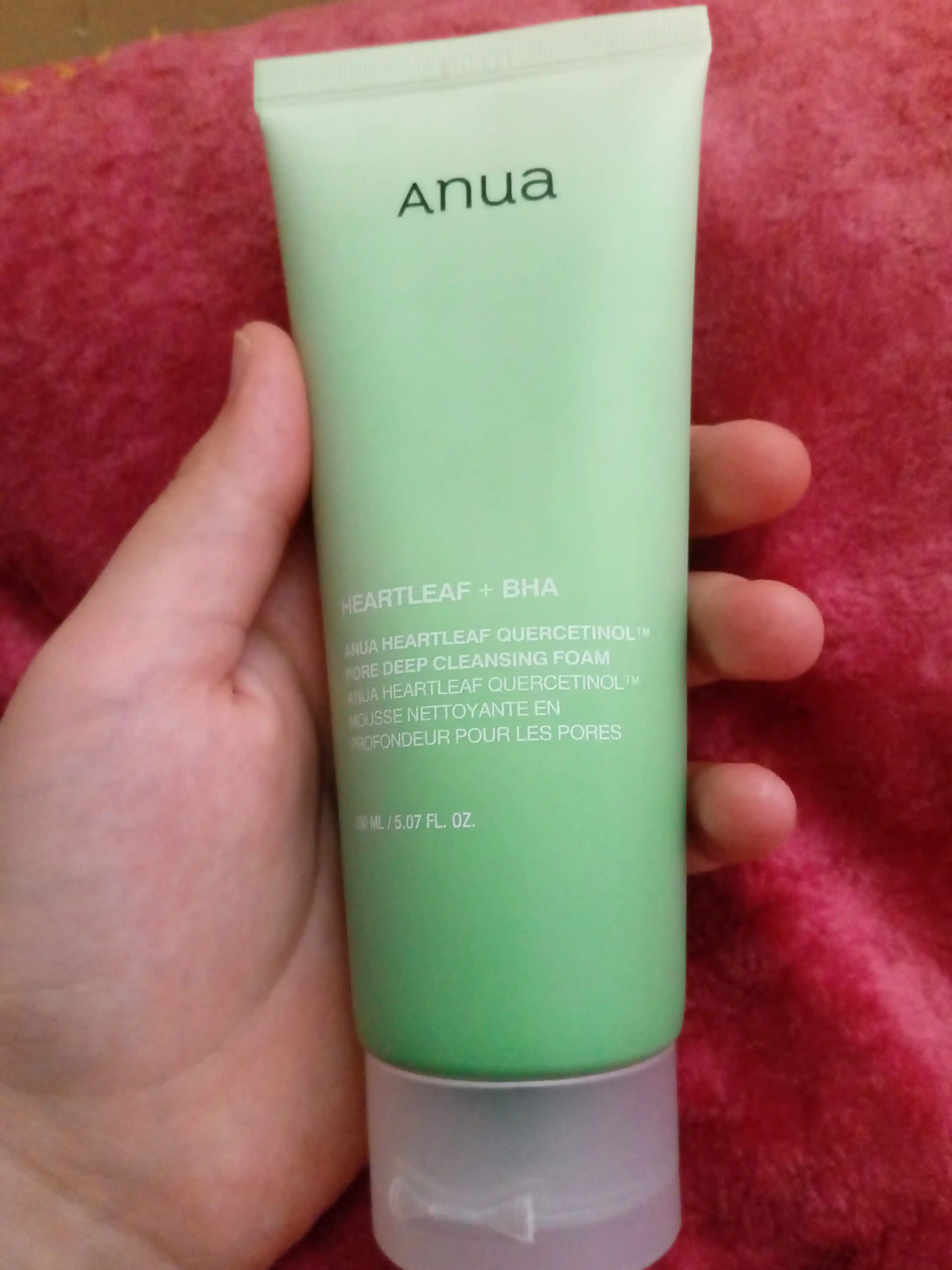 Пенка-скраб с для очищения пор Anua Heartleaf Quercetinol Pore Deep Cleansing Foam 150 мл