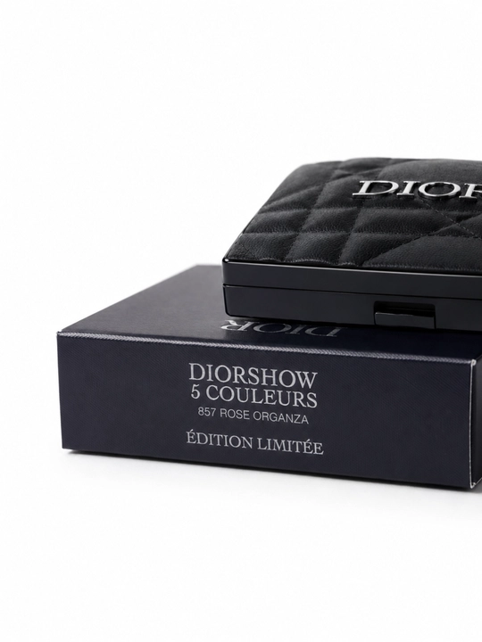 Тени для век с сияющим финишем Dior Diorshow 5 Couleurs 857 Rose Organza розово-нюдовые