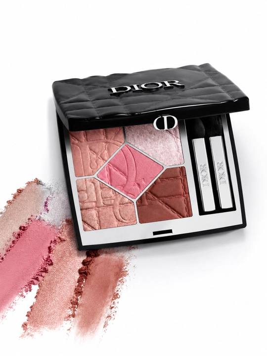 Тени для век с сияющим финишем Dior Diorshow 5 Couleurs 857 Rose Organza розово-нюдовые