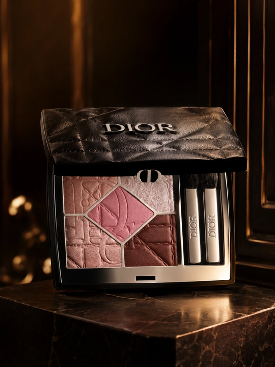Тени для век с сияющим финишем Dior Diorshow 5 Couleurs 857 Rose Organza розово-нюдовые