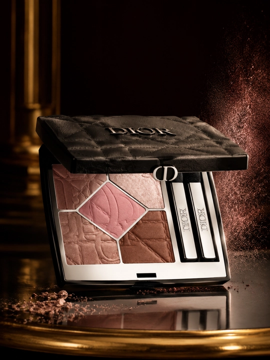 Тени для век с сияющим финишем Dior Diorshow 5 Couleurs 857 Rose Organza розово-нюдовые