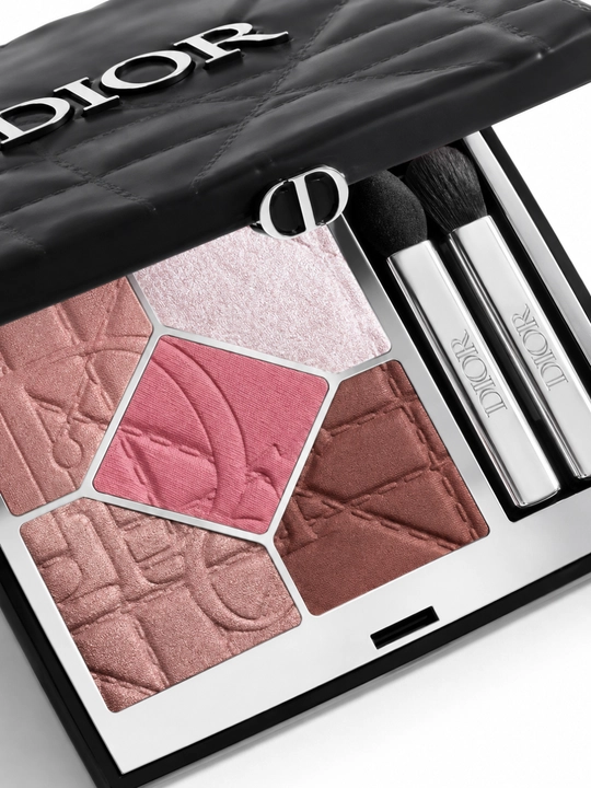 Тени для век с сияющим финишем Dior Diorshow 5 Couleurs 857 Rose Organza розово-нюдовые