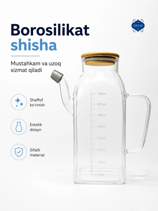 Бутылка-дозатор, стекло, 500 мл, герметичная крышка, с подставкой, для масла и соуса