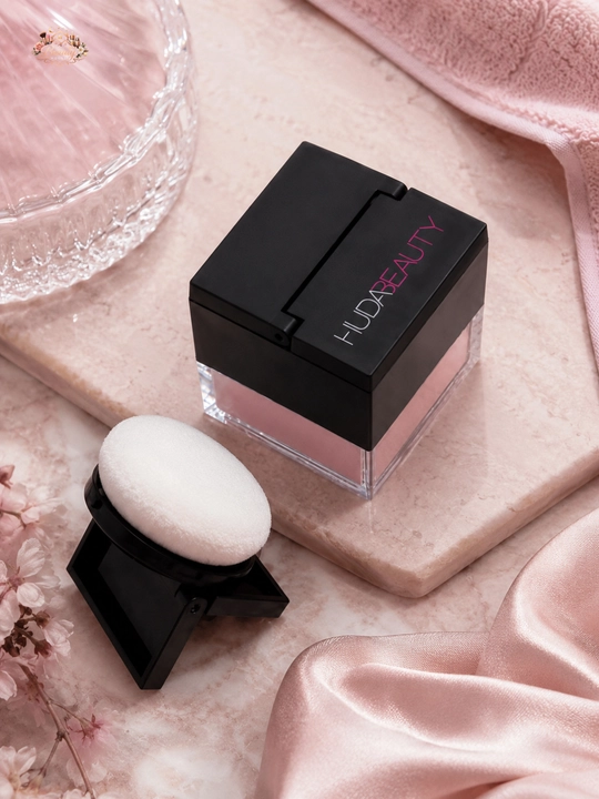 Silliq rang uchun xiralashtiruvchi upa Huda Beauty Baby Bake Cherry Blossom Cake