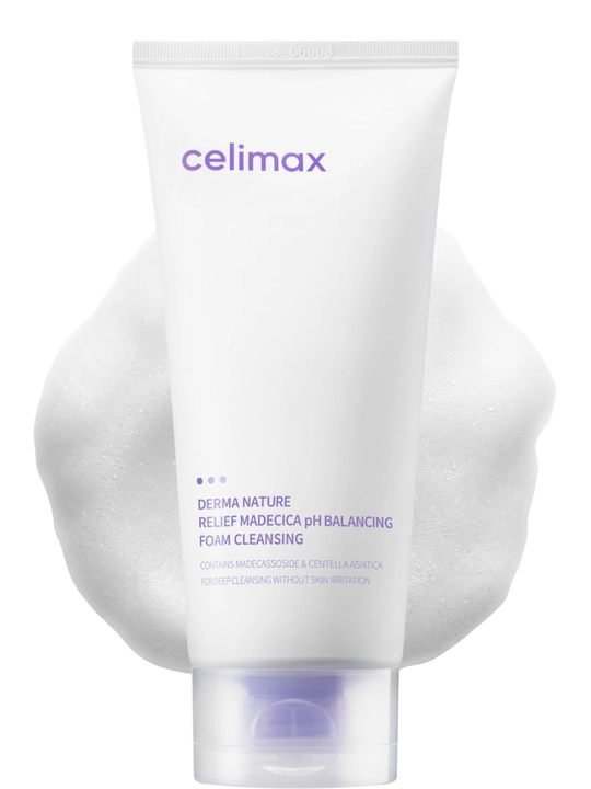Derma Nature Madecica pH Balancing Foam Cleansing Sentella bilan yuz yuvish ko‘pigi