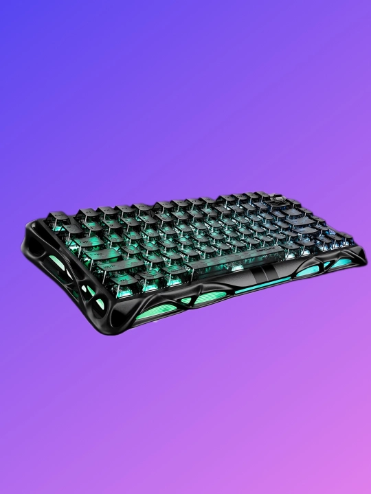 O'yin klaviaturasi GRAVASTAR V75 Stealth Black