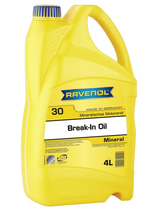 Obkatka moyi RAVENOL Break-In Oil SAE 30, 4 L - 