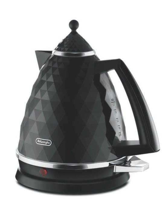 Elektr choynak De'Longhi KBJ2001.BK Brillante, 1.7 l, 2000 Vt, qora