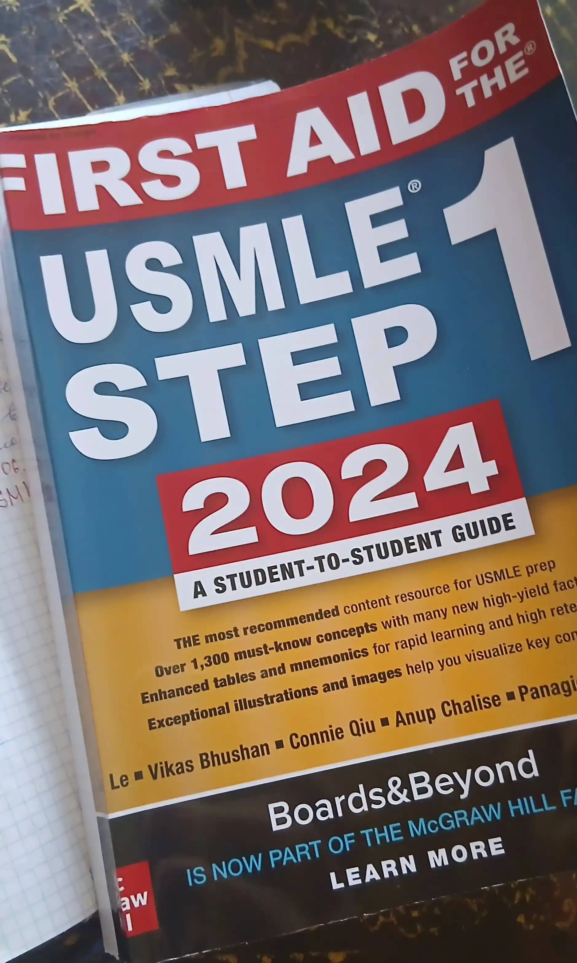 First Aid USMLE Step 1 2024 – Eng kuchli tayyorlov kitobi (CDsiz)
