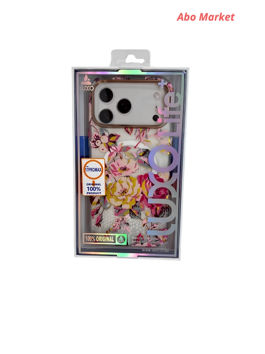 IPhone 17 Pro / Pro Max / 17 Air uchun Luxo Life karbon magnitli g‘ilof Anti-shock