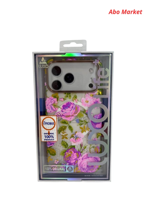 IPhone 17 Pro / Pro Max / 17 Air uchun Luxo Life karbon magnitli g‘ilof Anti-shock