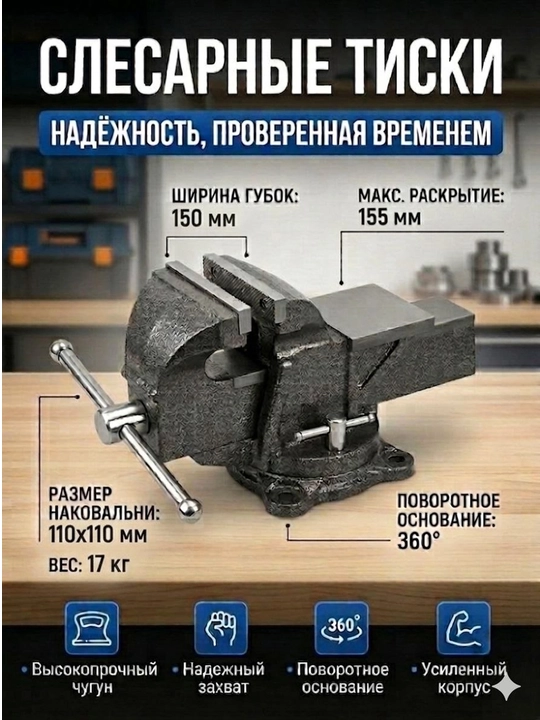 Тиски L150 - 