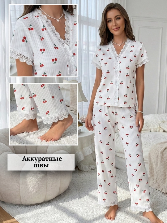 Женская пижама с шортами в комплекте, домашняя одежда, разные размеры