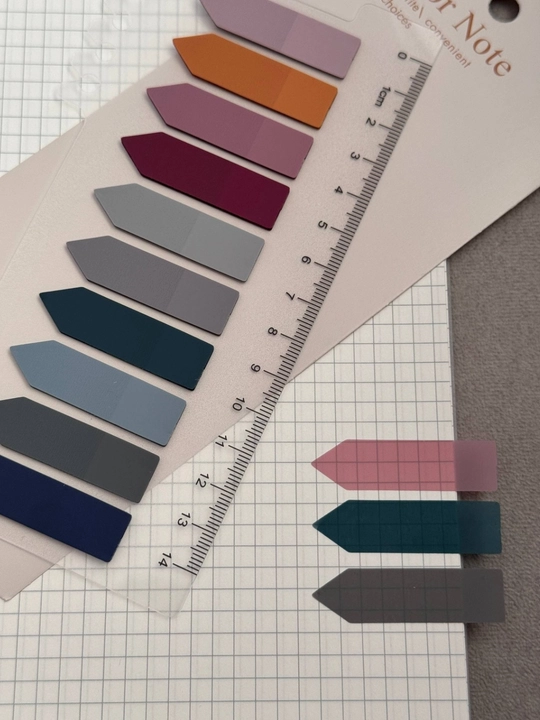 Color Note yopishqoq xatcho‘plari, 10 ta rang