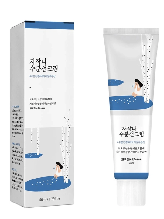 ROUND LAB Birch Juice Moisturizing Sun Cream SPF50+ PA++++ Солнцезащитный крем