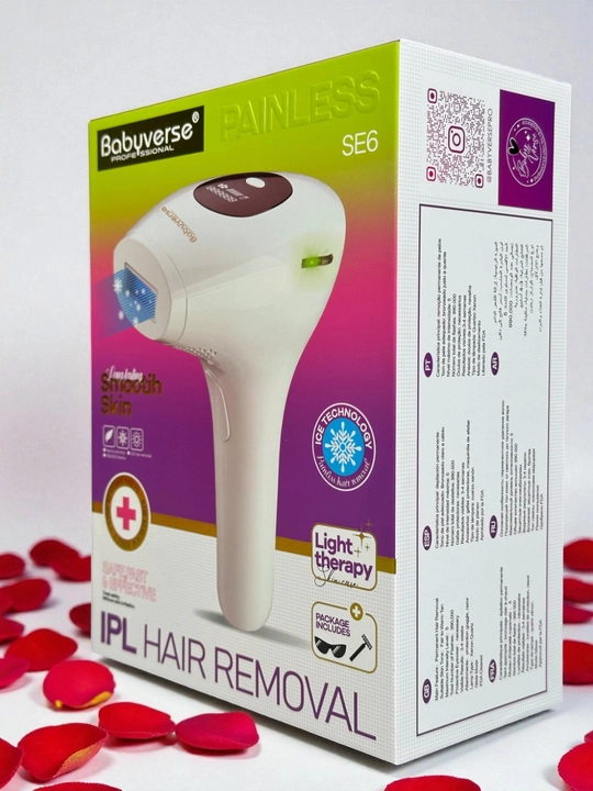 Фотоэпилятор Babyverse SE6 — IPL уход и уменьшение роста волос