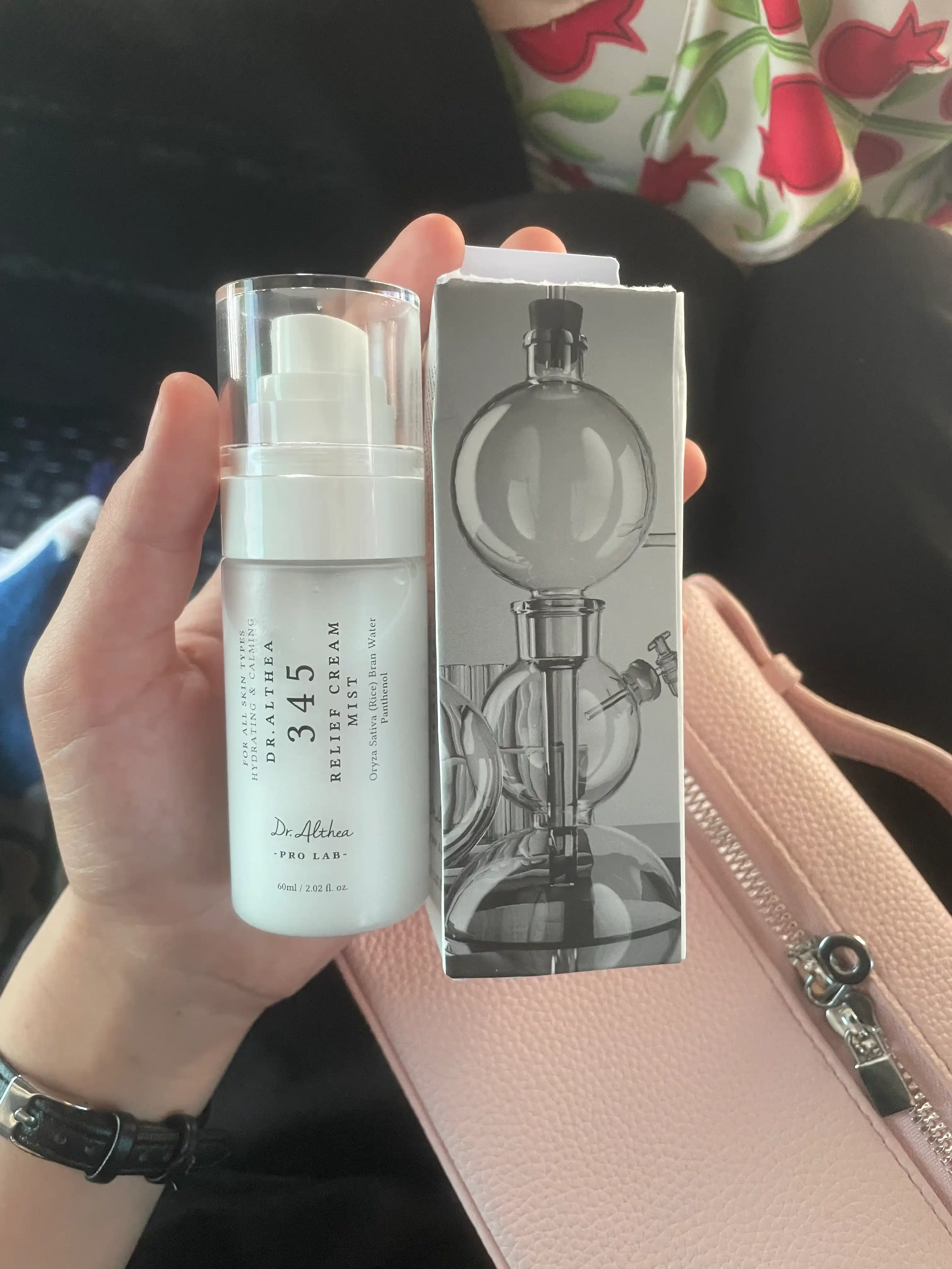 Кремовый спрей мист для лица Dr Althea 345 Relief Cream mist, рис и пантенол, успокаивающий