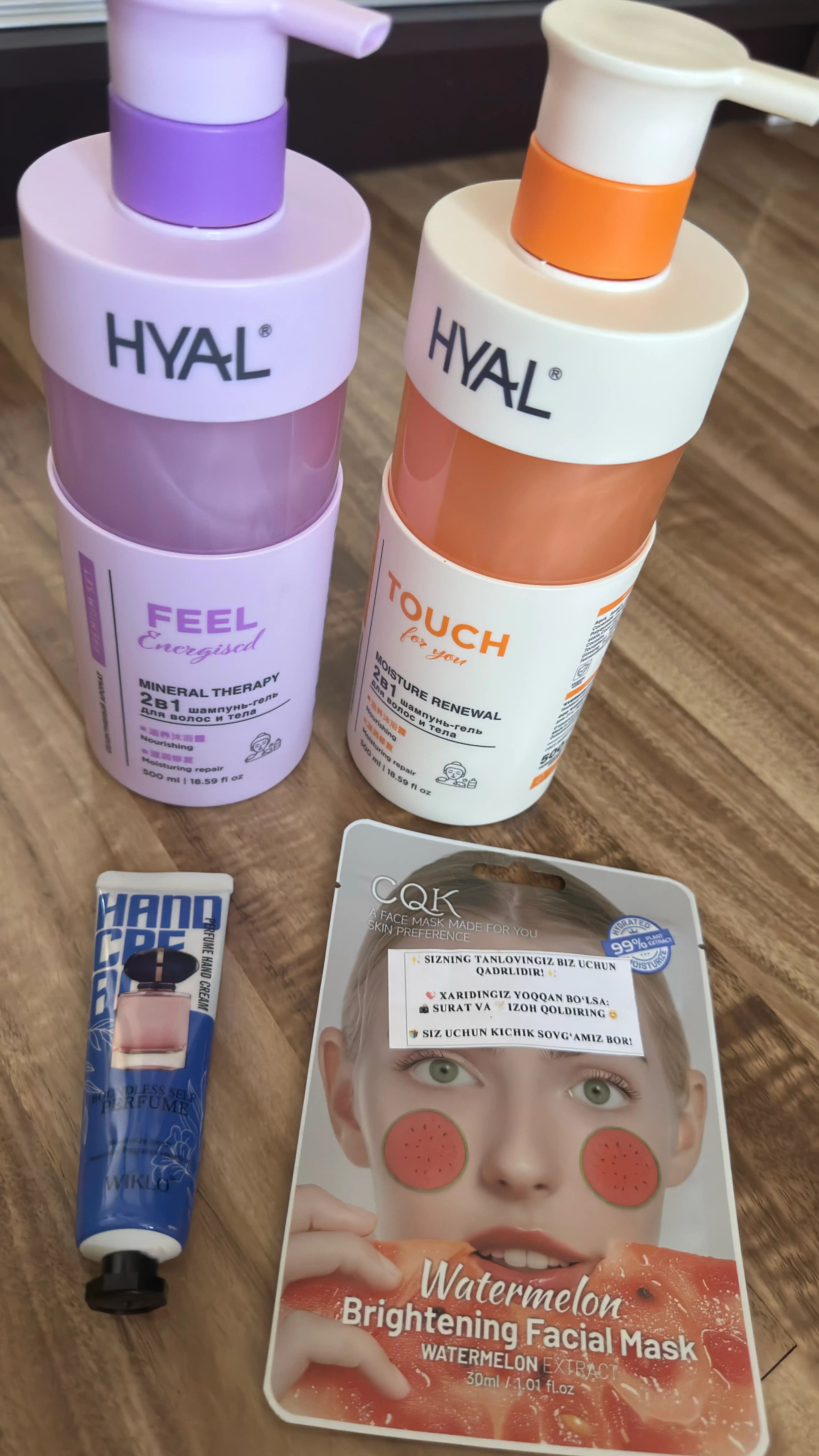 Shampun -gel shoch va tana uchun meniralar PREMIUM SET