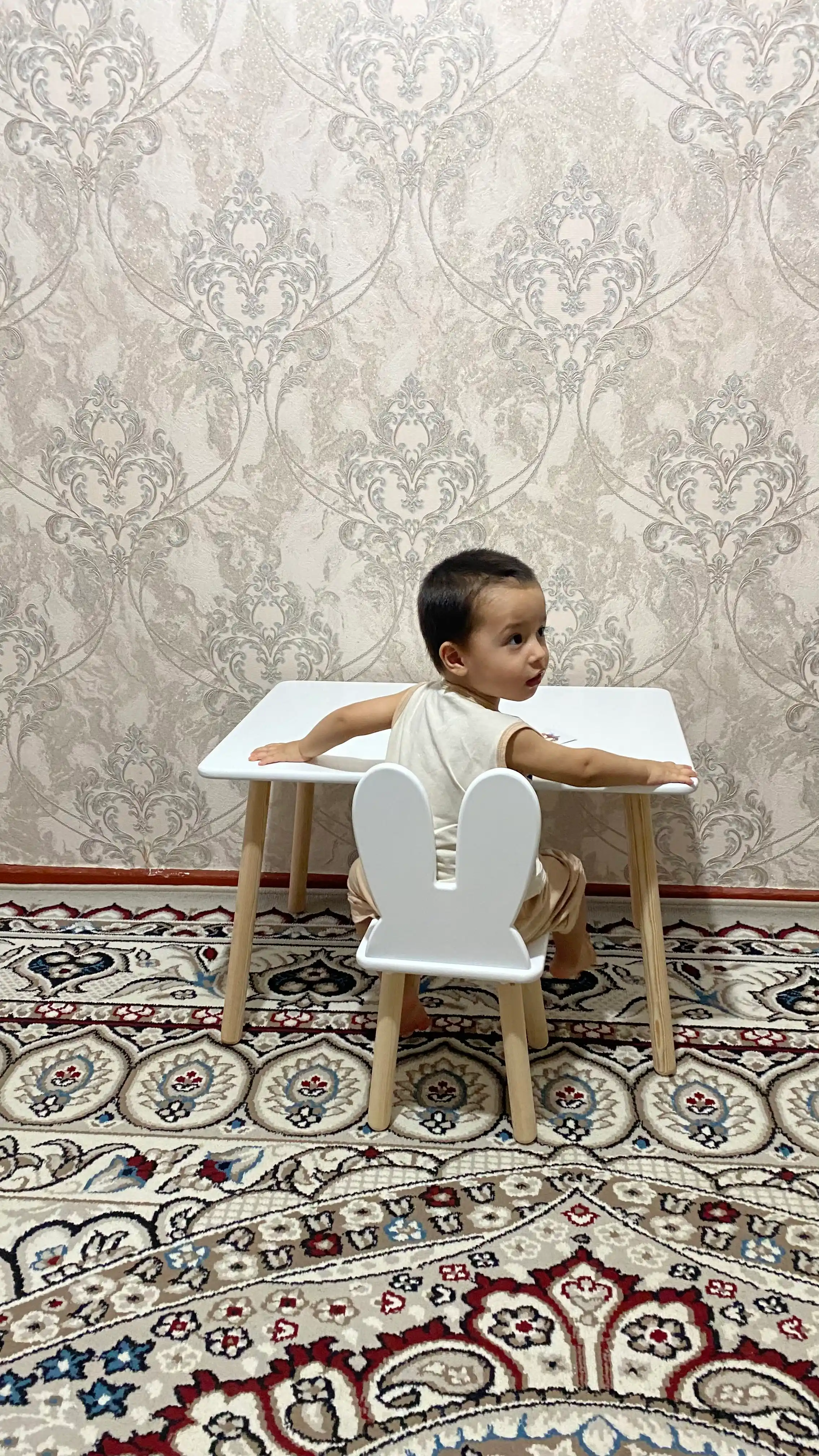 Bolalar stuli "Ayiq", "Quyon", "Toj"