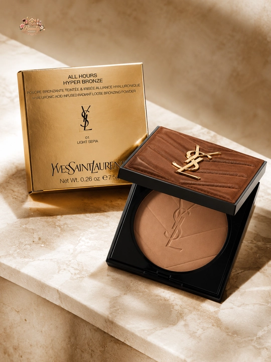 Yves Saint Laurent Hyper Bronze yuz va kontur uchun bronzer, 01, 7,5 g