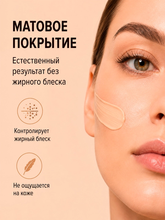 GABRINI Tonal krem 3 si 1 , namlovchi, barcha teri turlari uchun, 45ml