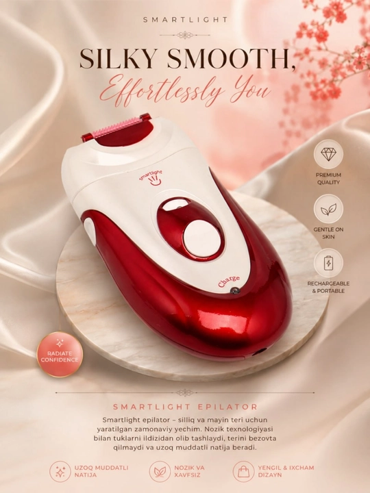 Ayollar uchun 2in1 BRNAR epilyator - 