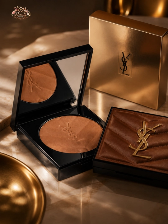 Бронзер-пудра для лица и контуринга с естественным оттенком YSL Hyper Bronze 02