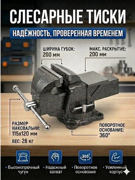Тиски L200 - 