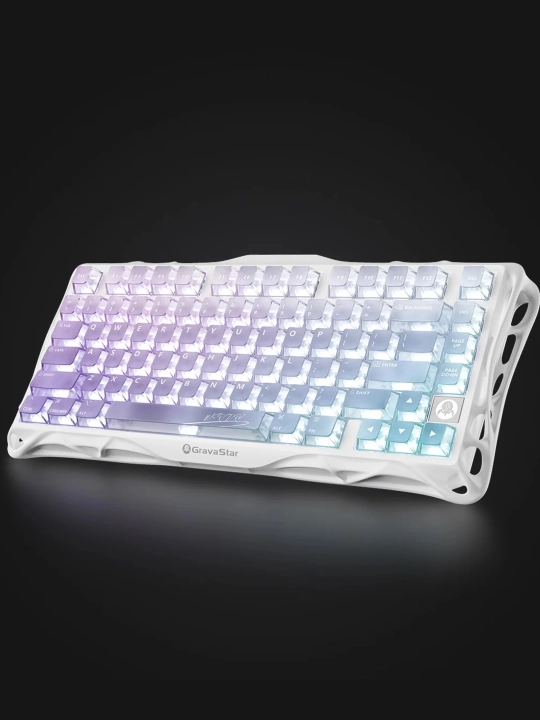 O'yin klaviaturasi GravaStar Mercury K1 Lite - Crystal Aurora