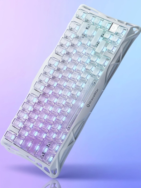 O'yin klaviaturasi GravaStar Mercury K1 Lite - Crystal Aurora